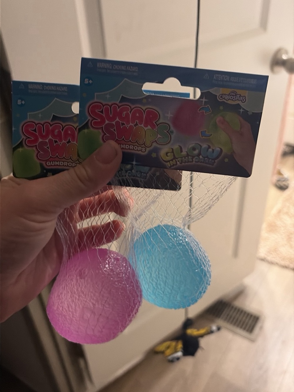 Sugar swaps glow in the dark gumdrop squishys: price is for one / pick ur color